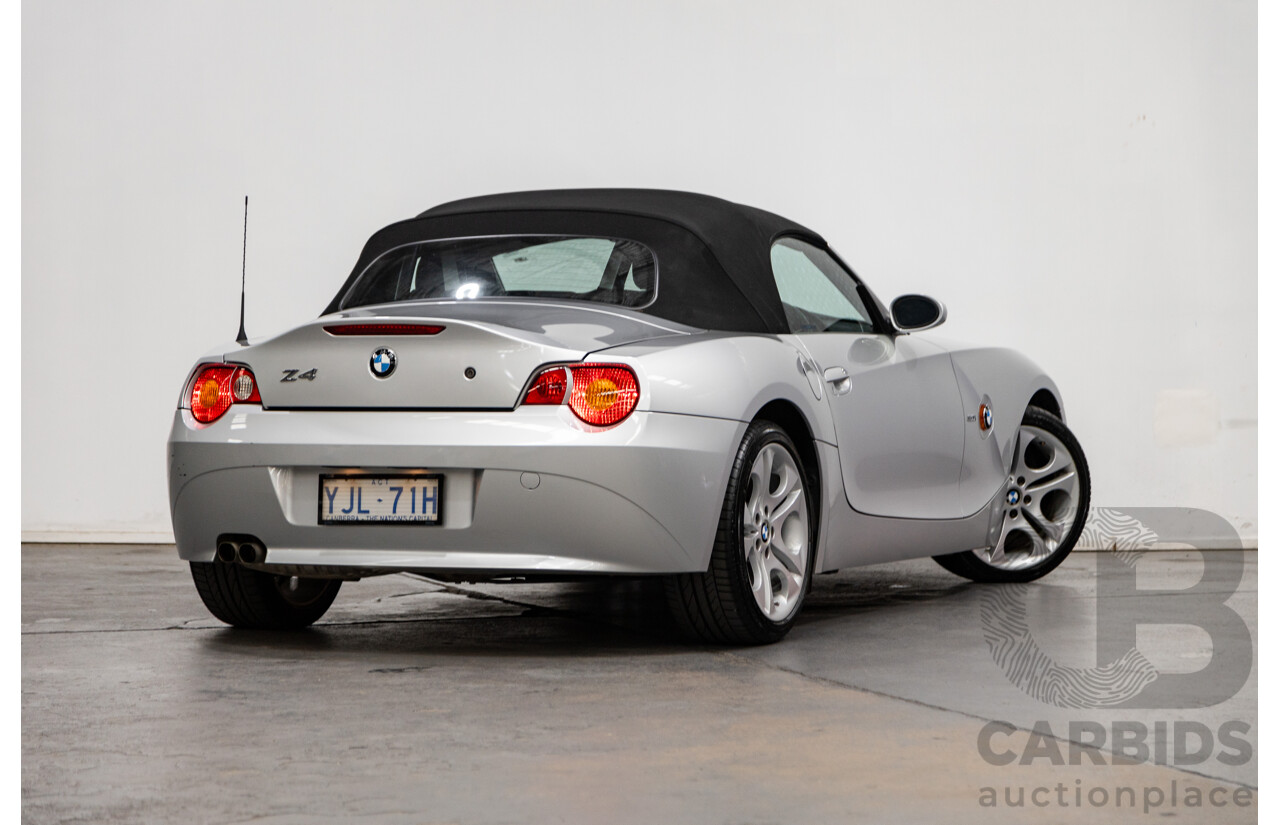 07/2003 BMW Z4 3.0i E85 2D Roadster Titan Silver Metallic 3.0L