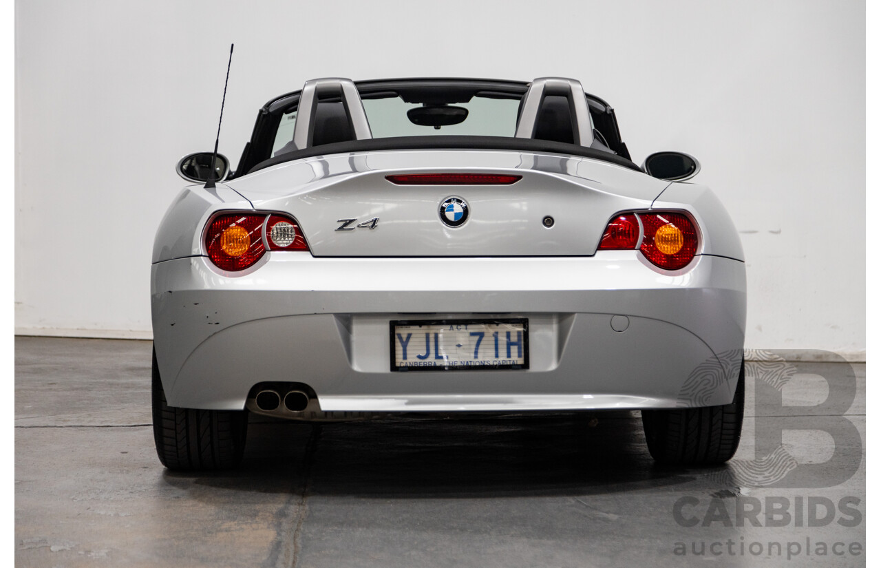 07/2003 BMW Z4 3.0i E85 2D Roadster Titan Silver Metallic 3.0L