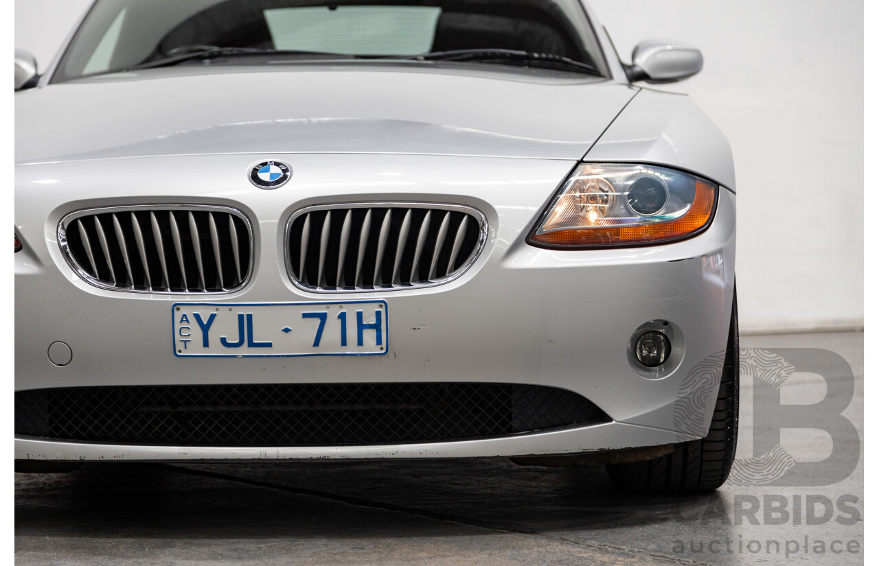07/2003 BMW Z4 3.0i E85 2D Roadster Titan Silver Metallic 3.0L