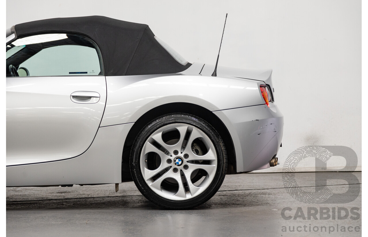 07/2003 BMW Z4 3.0i E85 2D Roadster Titan Silver Metallic 3.0L