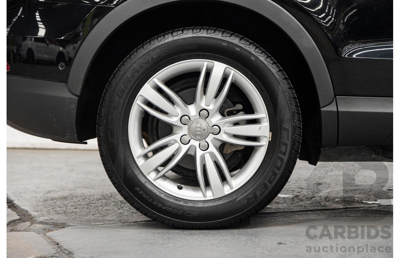 09/2012 Audi Q3 2.0 TFSI Quattro (AWD) 8U 4D Wagon Black Turbo 2.0L
