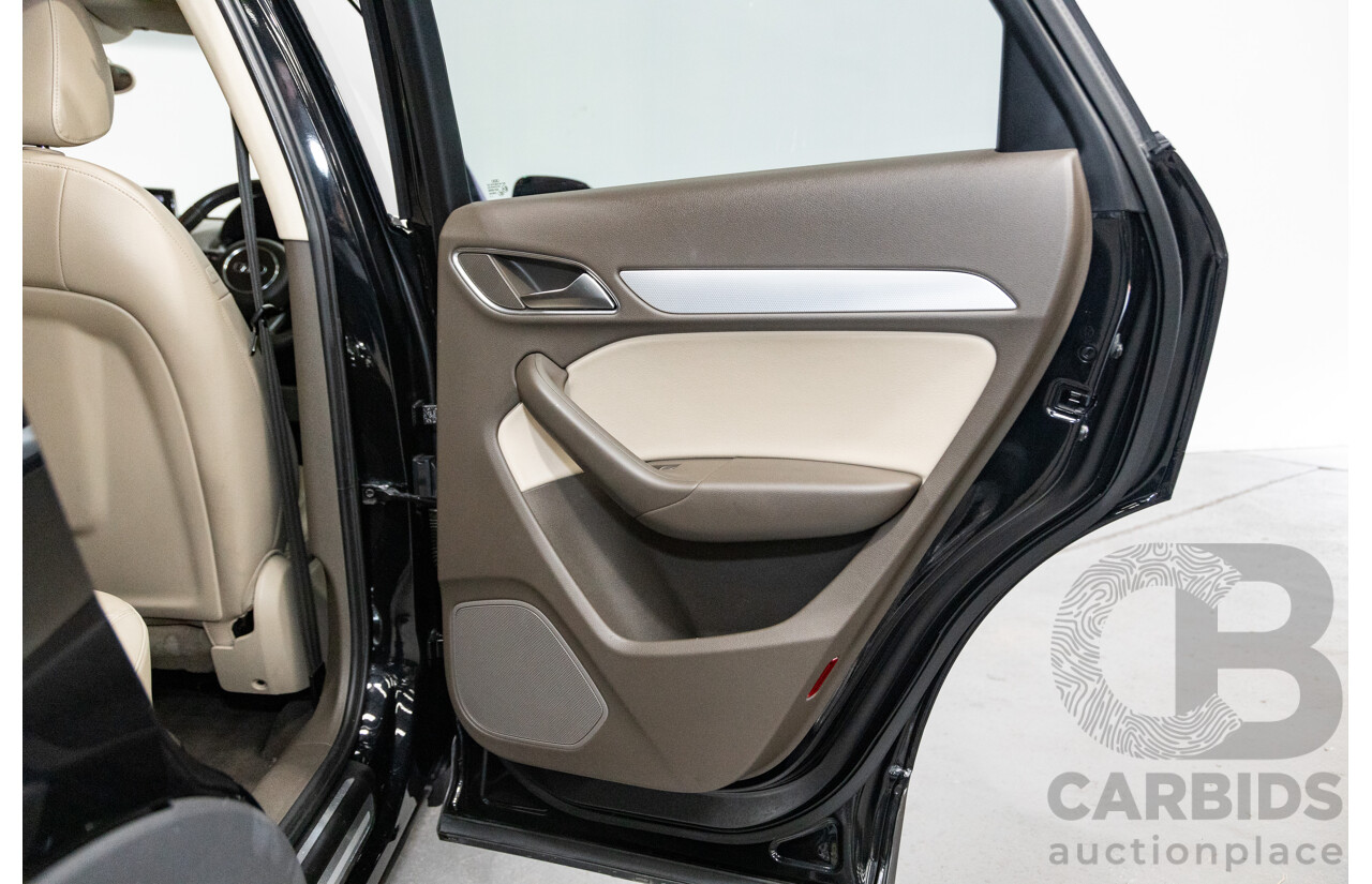 09/2012 Audi Q3 2.0 TFSI Quattro (AWD) 8U 4D Wagon Black Turbo 2.0L