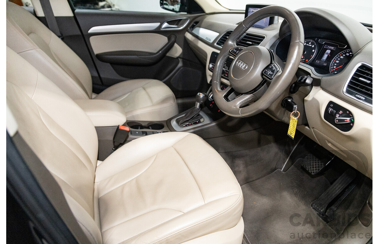 09/2012 Audi Q3 2.0 TFSI Quattro (AWD) 8U 4D Wagon Black Turbo 2.0L