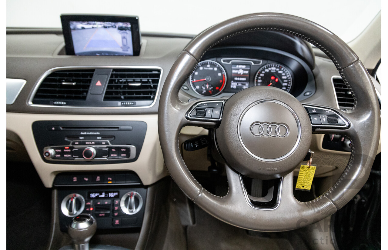 09/2012 Audi Q3 2.0 TFSI Quattro (AWD) 8U 4D Wagon Black Turbo 2.0L