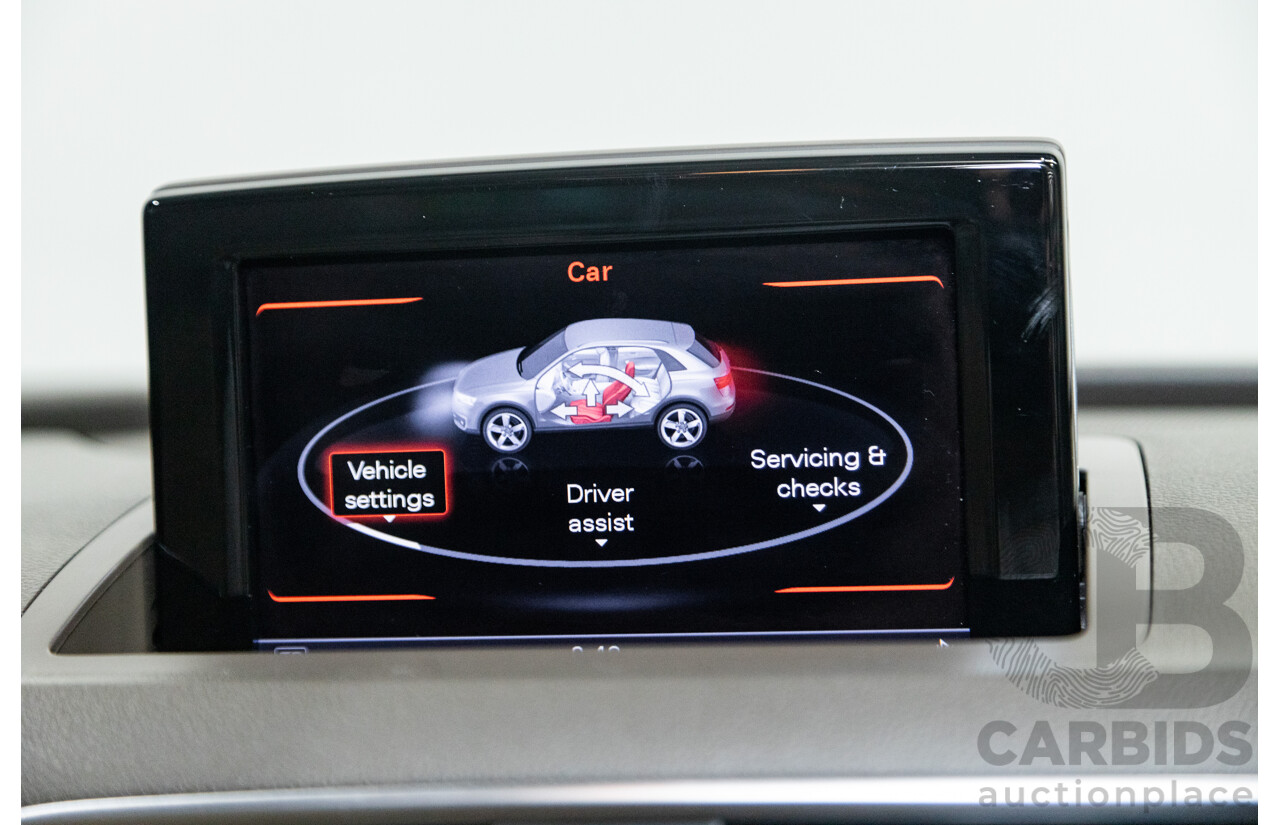 09/2012 Audi Q3 2.0 TFSI Quattro (AWD) 8U 4D Wagon Black Turbo 2.0L