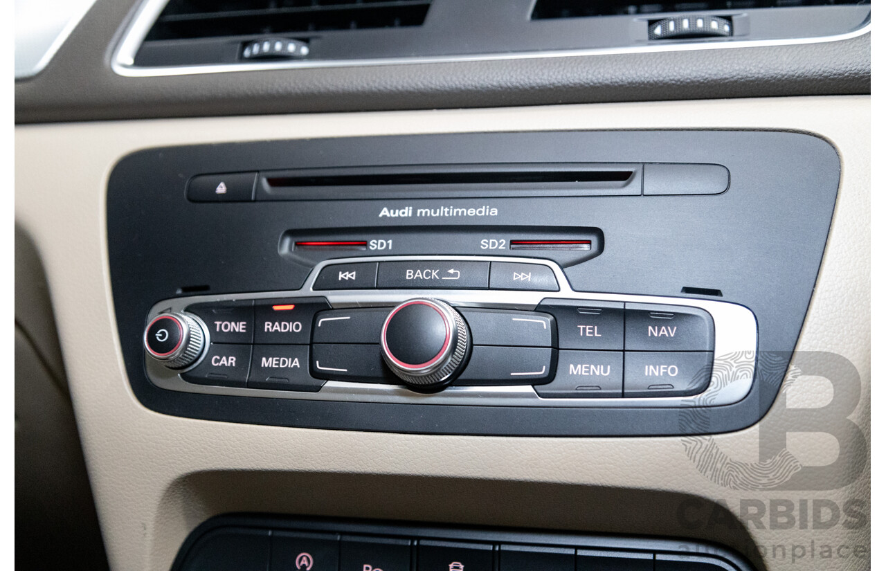 09/2012 Audi Q3 2.0 TFSI Quattro (AWD) 8U 4D Wagon Black Turbo 2.0L