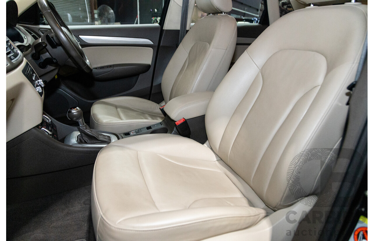 09/2012 Audi Q3 2.0 TFSI Quattro (AWD) 8U 4D Wagon Black Turbo 2.0L