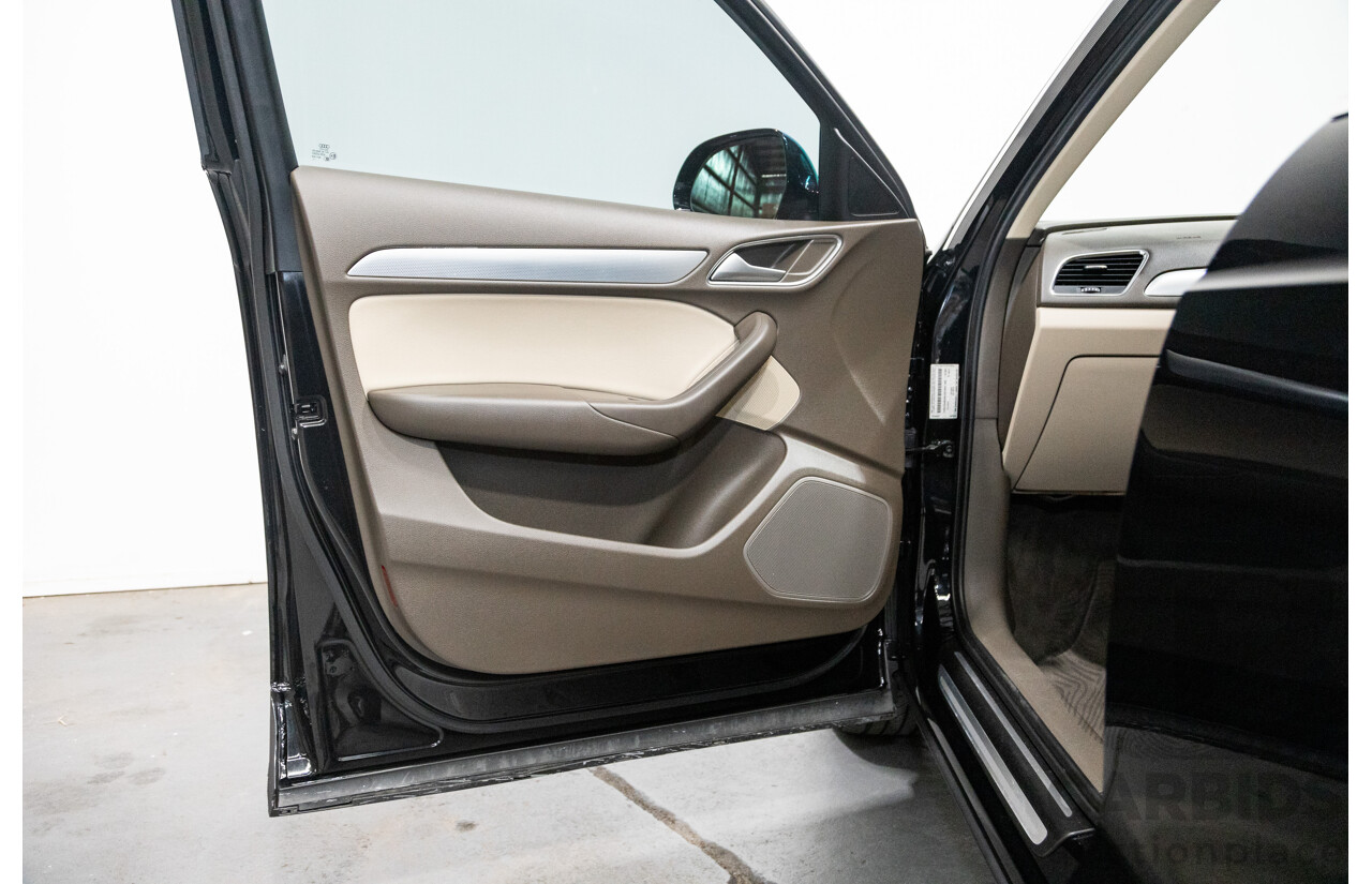 09/2012 Audi Q3 2.0 TFSI Quattro (AWD) 8U 4D Wagon Black Turbo 2.0L