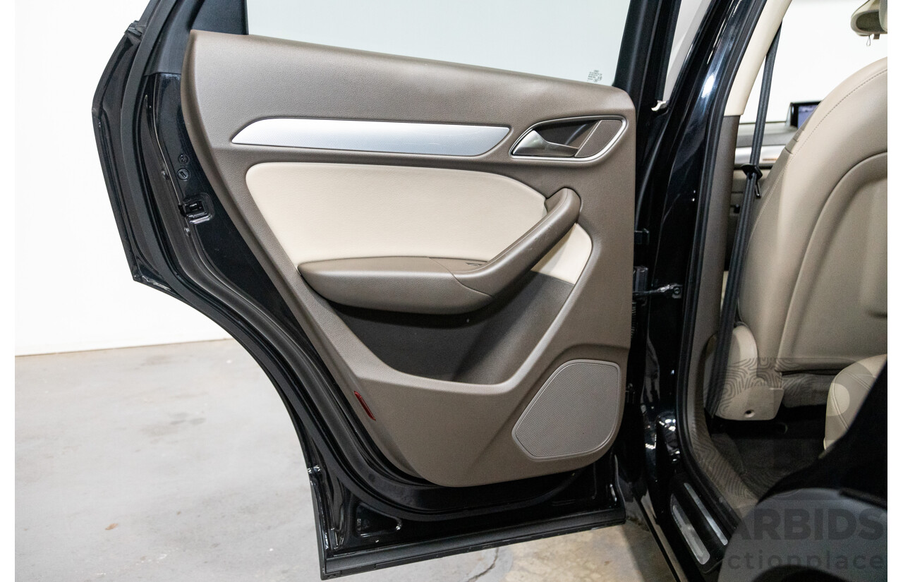 09/2012 Audi Q3 2.0 TFSI Quattro (AWD) 8U 4D Wagon Black Turbo 2.0L