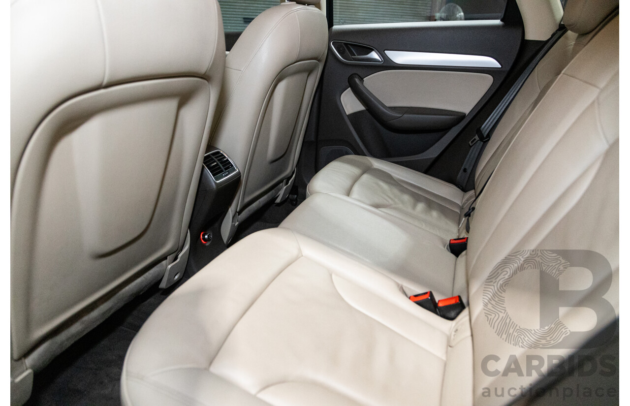 09/2012 Audi Q3 2.0 TFSI Quattro (AWD) 8U 4D Wagon Black Turbo 2.0L