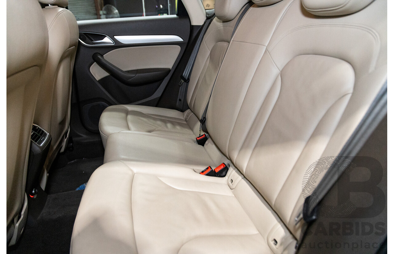 09/2012 Audi Q3 2.0 TFSI Quattro (AWD) 8U 4D Wagon Black Turbo 2.0L