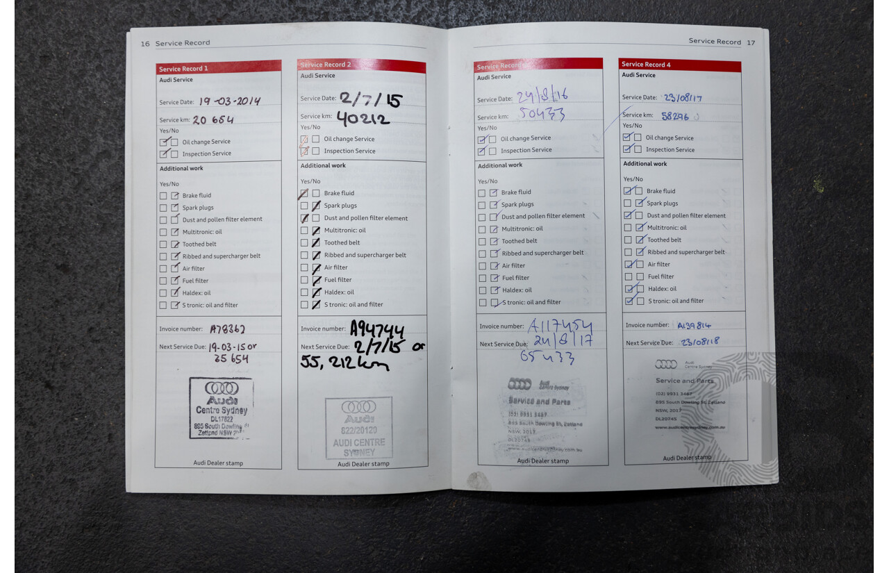 09/2012 Audi Q3 2.0 TFSI Quattro (AWD) 8U 4D Wagon Black Turbo 2.0L