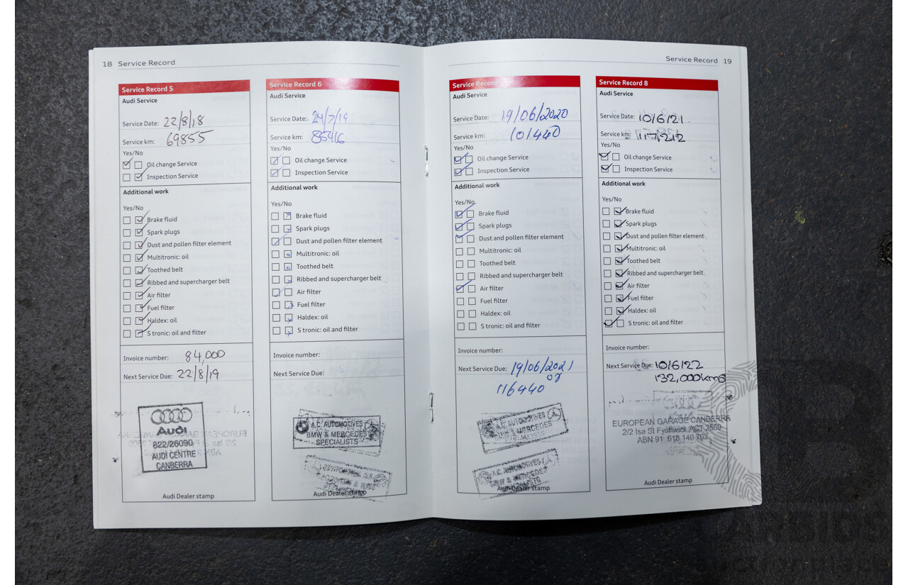 09/2012 Audi Q3 2.0 TFSI Quattro (AWD) 8U 4D Wagon Black Turbo 2.0L