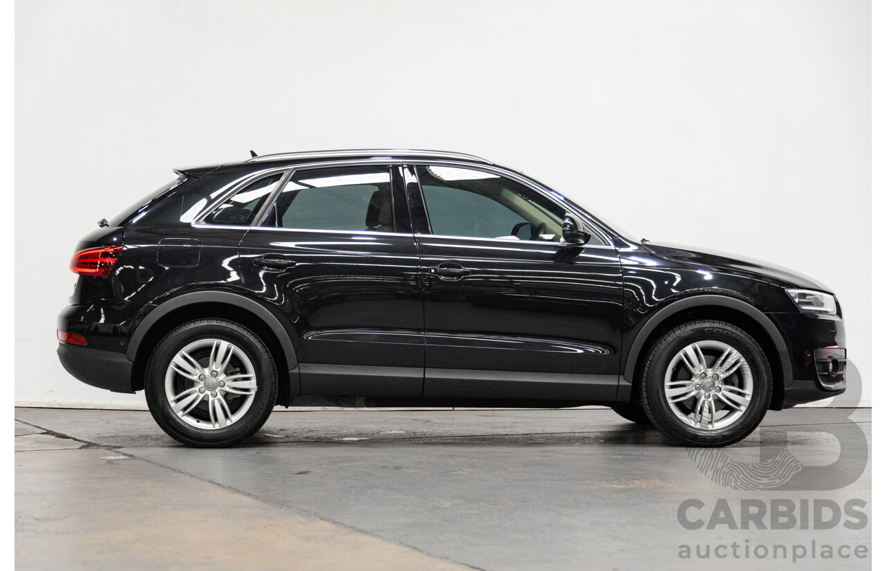09/2012 Audi Q3 2.0 TFSI Quattro (AWD) 8U 4D Wagon Black Turbo 2.0L