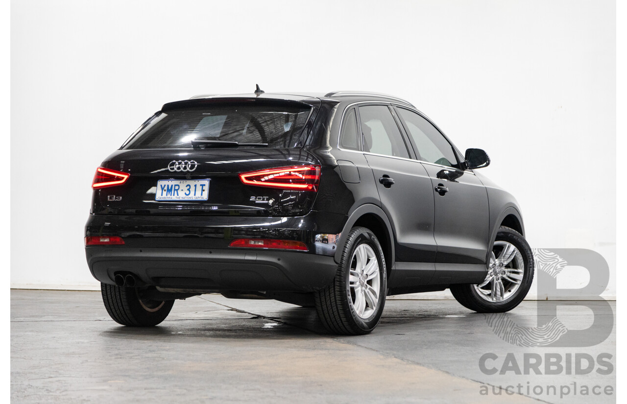 09/2012 Audi Q3 2.0 TFSI Quattro (AWD) 8U 4D Wagon Black Turbo 2.0L