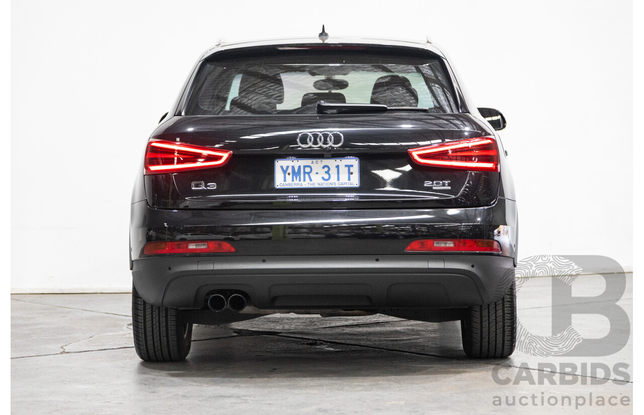 09/2012 Audi Q3 2.0 TFSI Quattro (AWD) 8U 4D Wagon Black Turbo 2.0L