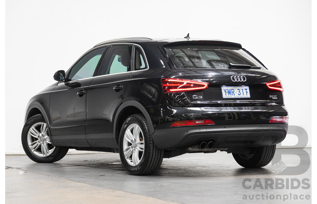 09/2012 Audi Q3 2.0 TFSI Quattro (AWD) 8U 4D Wagon Black Turbo 2.0L