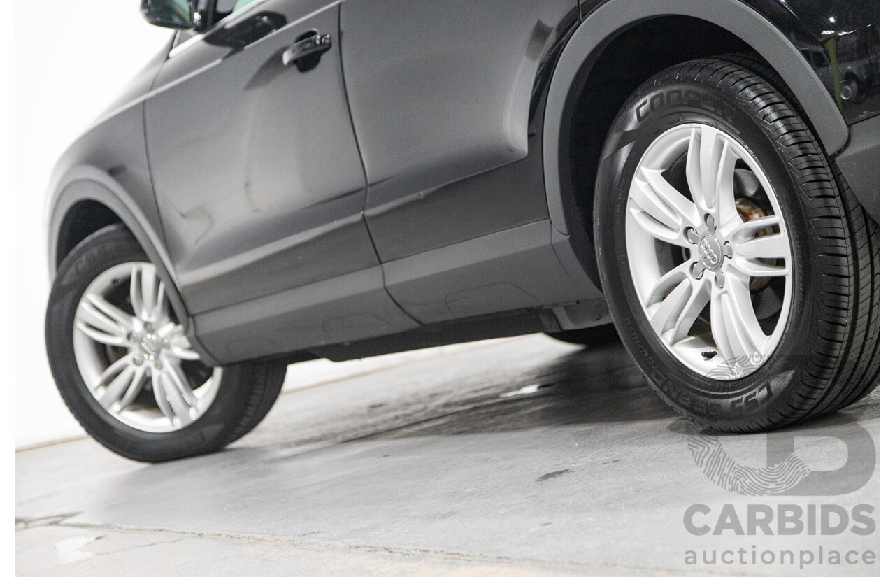 09/2012 Audi Q3 2.0 TFSI Quattro (AWD) 8U 4D Wagon Black Turbo 2.0L