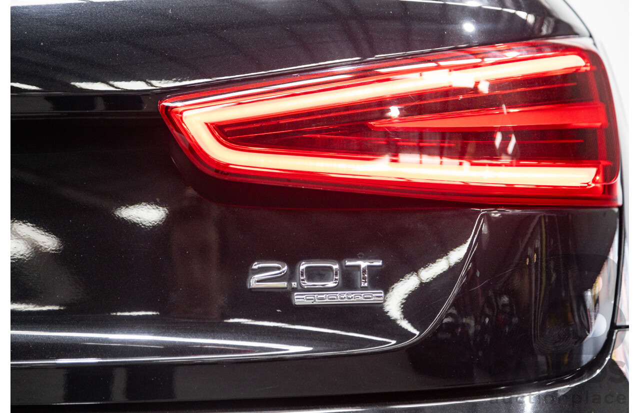 09/2012 Audi Q3 2.0 TFSI Quattro (AWD) 8U 4D Wagon Black Turbo 2.0L