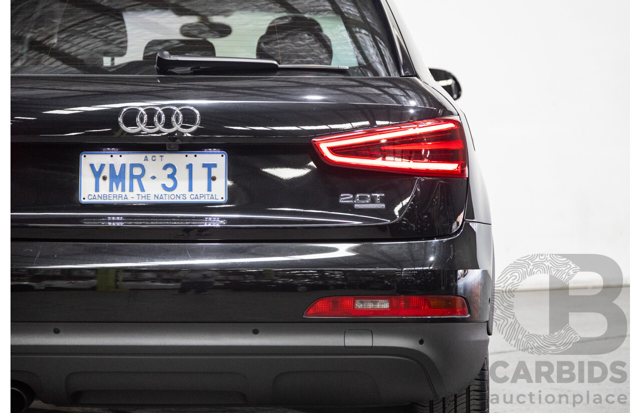 09/2012 Audi Q3 2.0 TFSI Quattro (AWD) 8U 4D Wagon Black Turbo 2.0L
