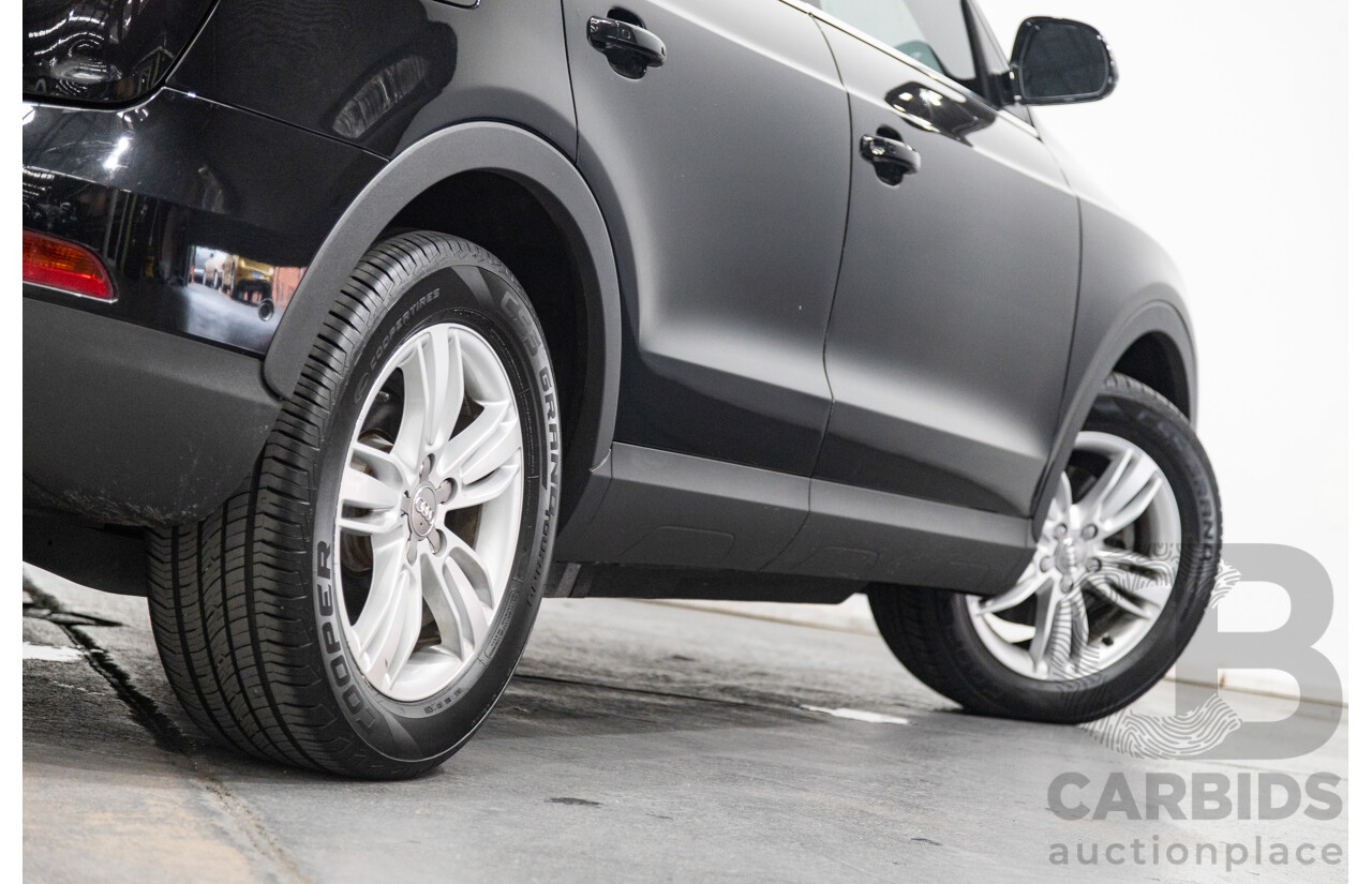 09/2012 Audi Q3 2.0 TFSI Quattro (AWD) 8U 4D Wagon Black Turbo 2.0L