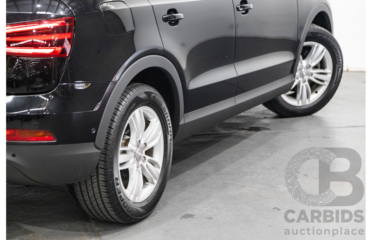 09/2012 Audi Q3 2.0 TFSI Quattro (AWD) 8U 4D Wagon Black Turbo 2.0L
