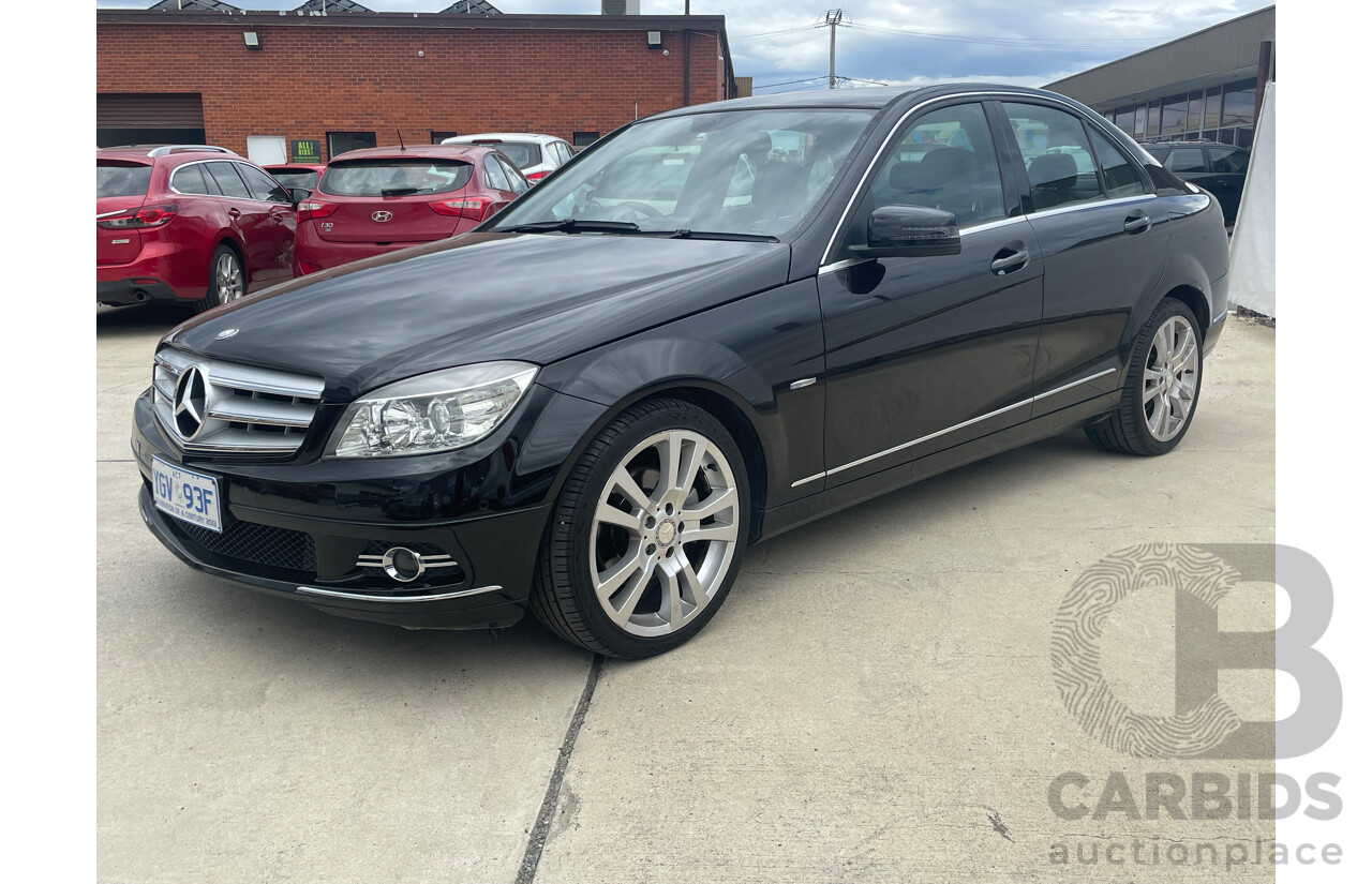 5/2010 Mercedes-Benz C250 CGI Avantgarde W204 MY10 4d Sedan Black 1.8L
