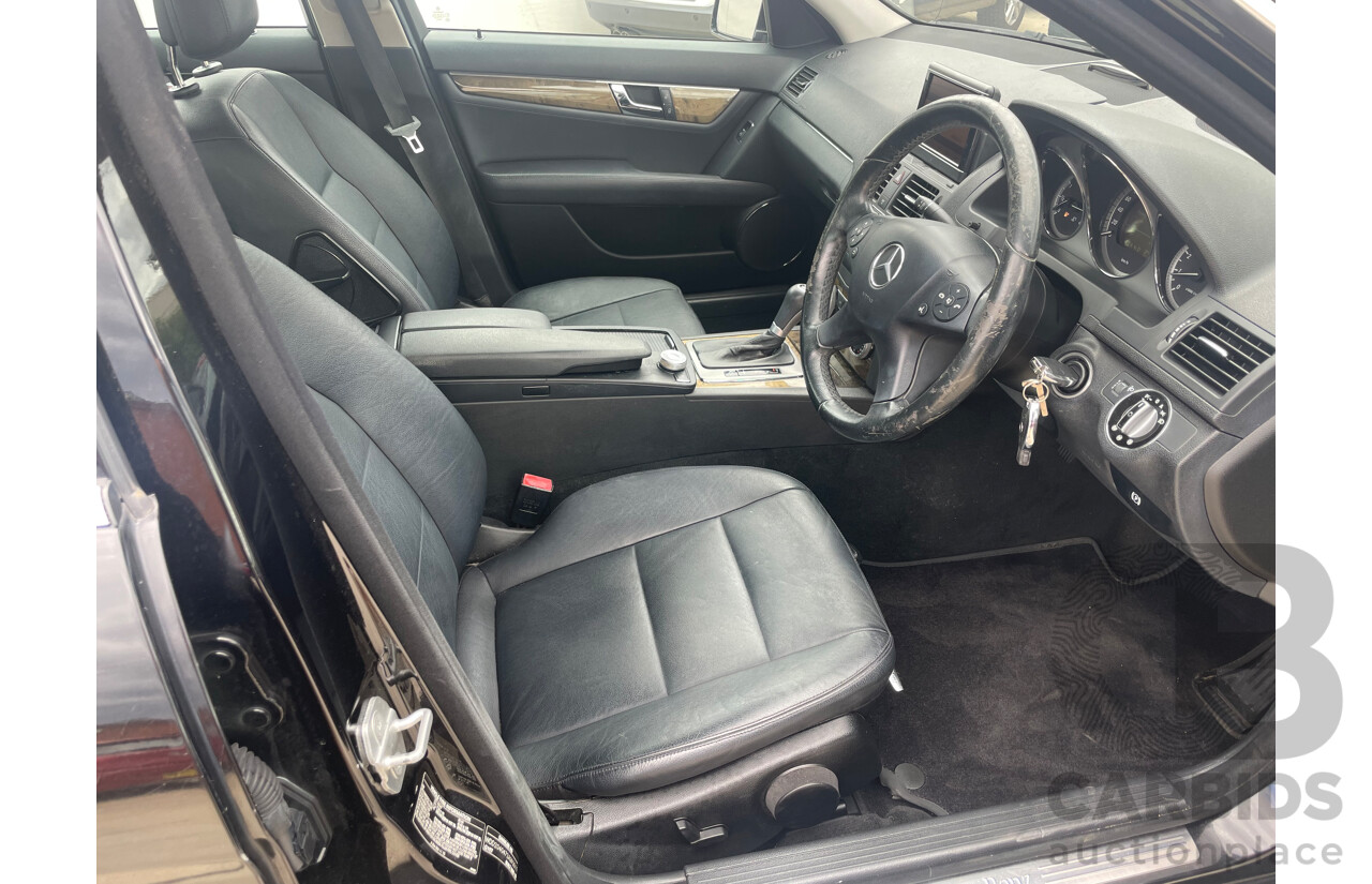 5/2010 Mercedes-Benz C250 CGI Avantgarde W204 MY10 4d Sedan Black 1.8L