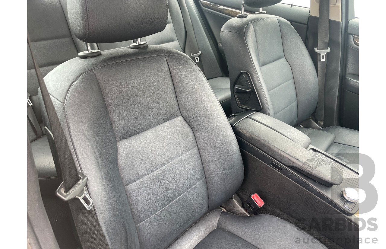 5/2010 Mercedes-Benz C250 CGI Avantgarde W204 MY10 4d Sedan Black 1.8L