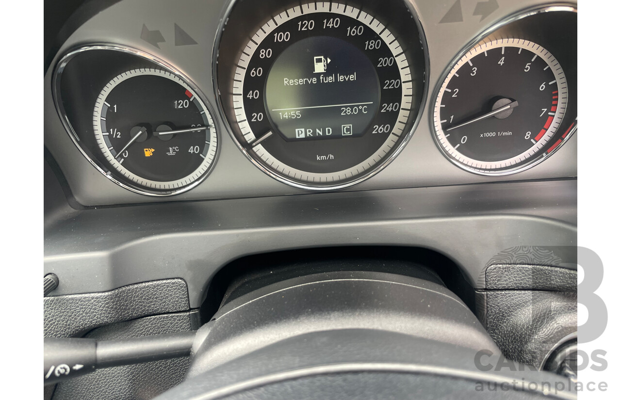 5/2010 Mercedes-Benz C250 CGI Avantgarde W204 MY10 4d Sedan Black 1.8L