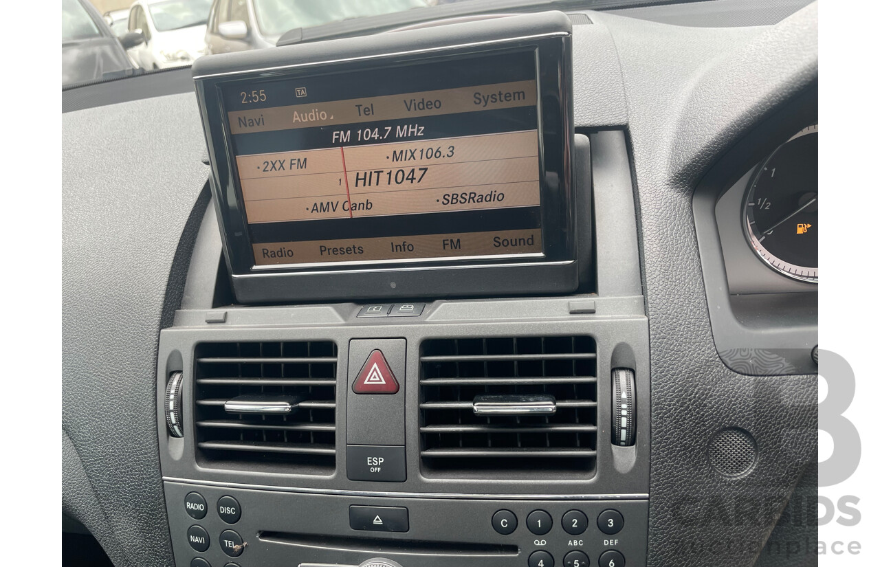 5/2010 Mercedes-Benz C250 CGI Avantgarde W204 MY10 4d Sedan Black 1.8L