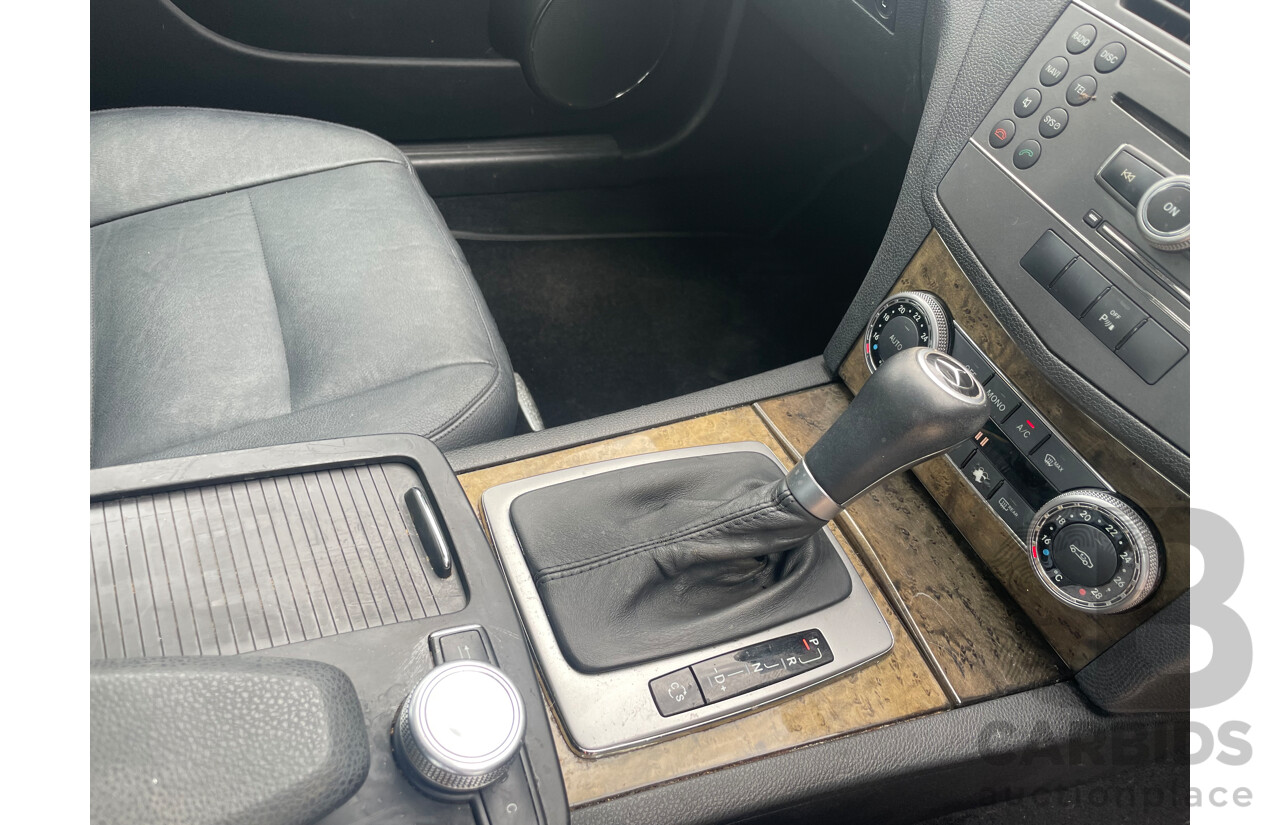5/2010 Mercedes-Benz C250 CGI Avantgarde W204 MY10 4d Sedan Black 1.8L