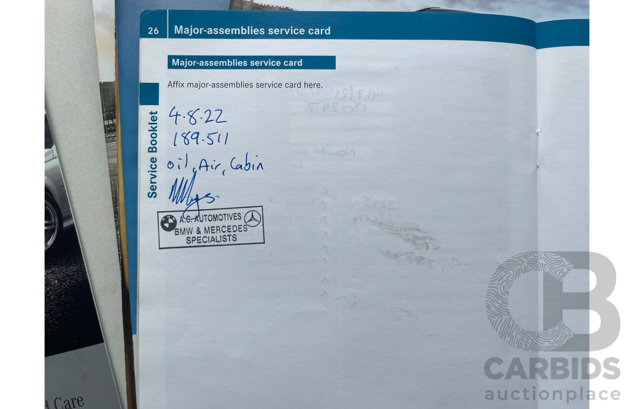 5/2010 Mercedes-Benz C250 CGI Avantgarde W204 MY10 4d Sedan Black 1.8L