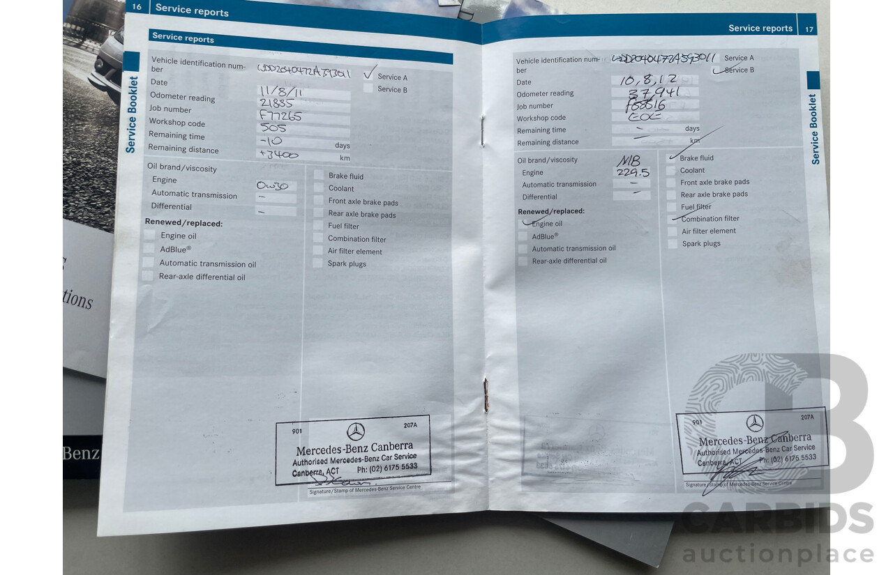 5/2010 Mercedes-Benz C250 CGI Avantgarde W204 MY10 4d Sedan Black 1.8L