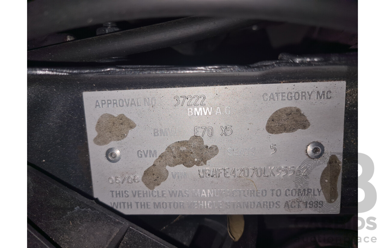 5/2008 BMW X5 3.0si E70 (AWD) 4d Wagon Metallic Grey 3.0L