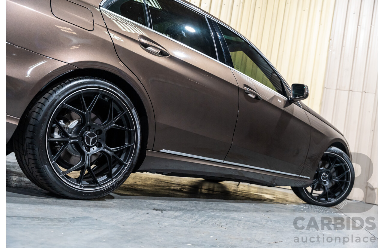 9/2013 Mercedes Benz E300 Bluetec Hybrid 212 MY13 4d Sedan Dolomite Brown Metallic Turbo Diesel 2.1L - Hybrid