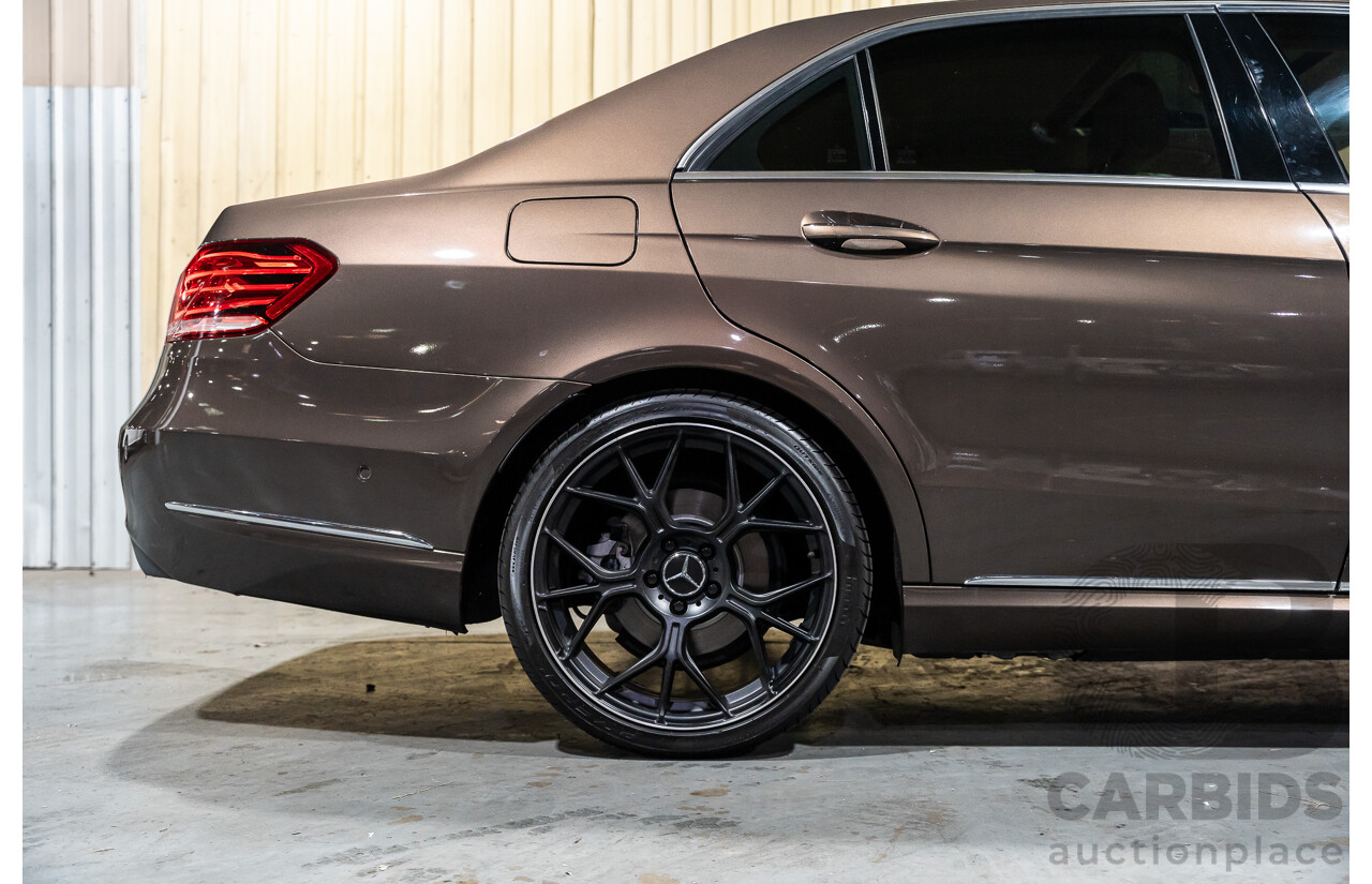 9/2013 Mercedes Benz E300 Bluetec Hybrid 212 MY13 4d Sedan Dolomite Brown Metallic Turbo Diesel 2.1L - Hybrid