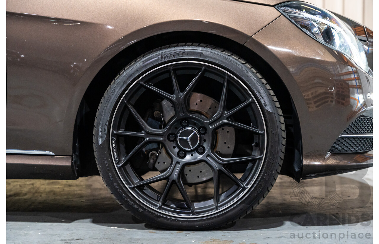 9/2013 Mercedes Benz E300 Bluetec Hybrid 212 MY13 4d Sedan Dolomite Brown Metallic Turbo Diesel 2.1L - Hybrid