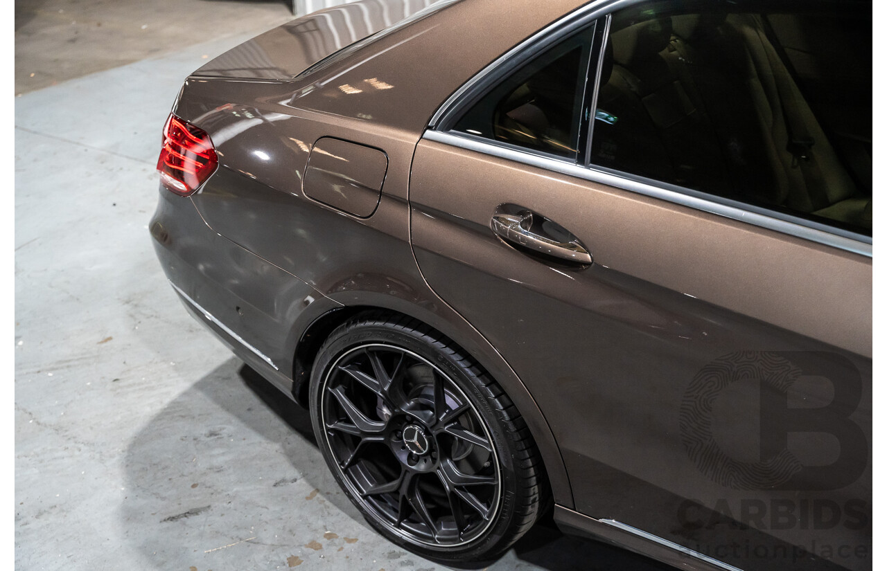 9/2013 Mercedes Benz E300 Bluetec Hybrid 212 MY13 4d Sedan Dolomite Brown Metallic Turbo Diesel 2.1L - Hybrid