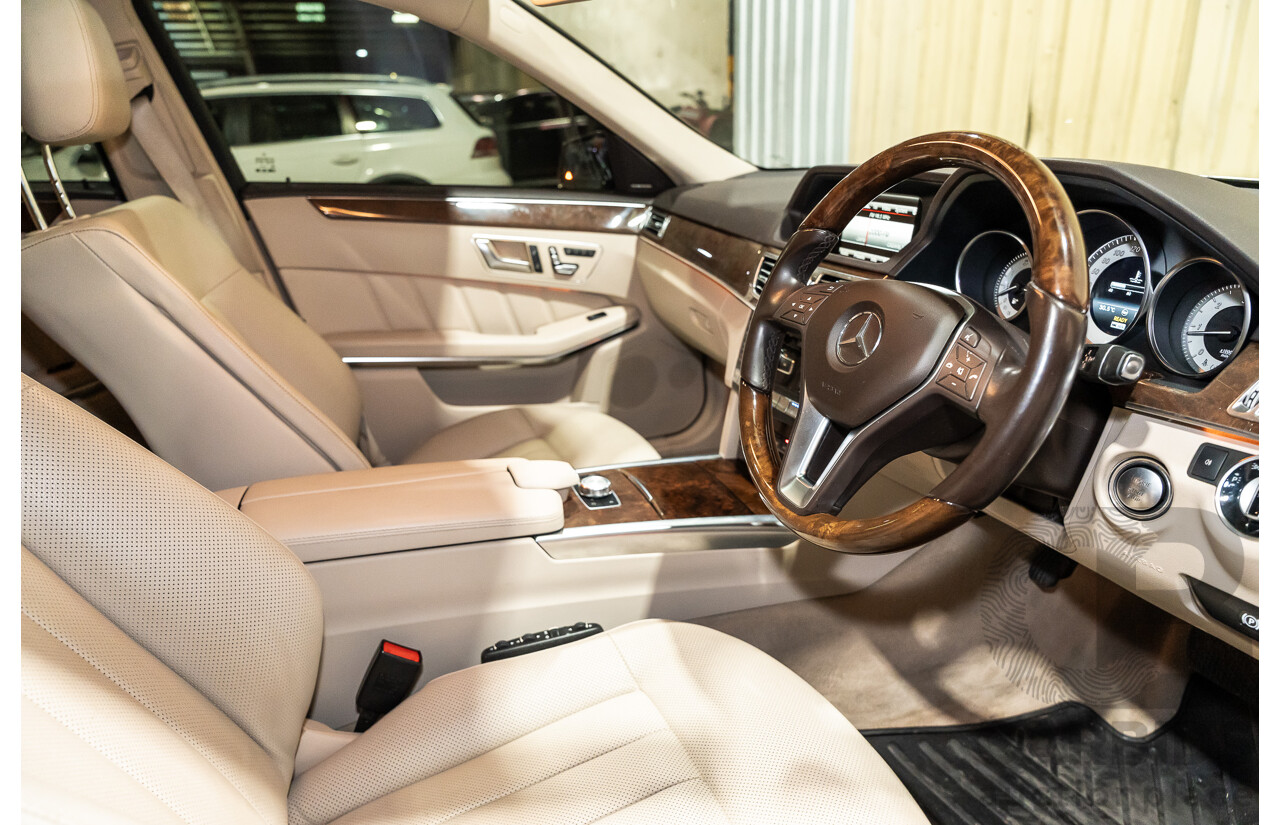 9/2013 Mercedes Benz E300 Bluetec Hybrid 212 MY13 4d Sedan Dolomite Brown Metallic Turbo Diesel 2.1L - Hybrid