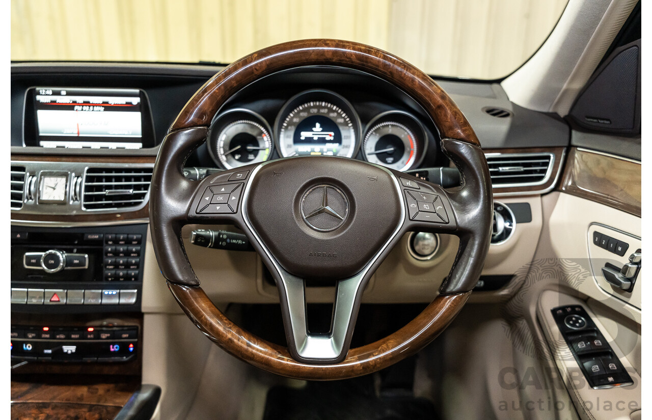 9/2013 Mercedes Benz E300 Bluetec Hybrid 212 MY13 4d Sedan Dolomite Brown Metallic Turbo Diesel 2.1L - Hybrid