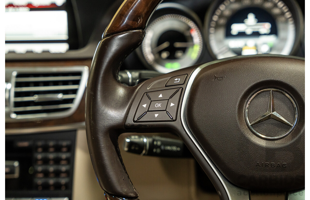 9/2013 Mercedes Benz E300 Bluetec Hybrid 212 MY13 4d Sedan Dolomite Brown Metallic Turbo Diesel 2.1L - Hybrid