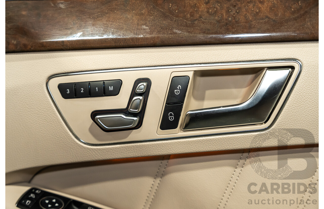 9/2013 Mercedes Benz E300 Bluetec Hybrid 212 MY13 4d Sedan Dolomite Brown Metallic Turbo Diesel 2.1L - Hybrid