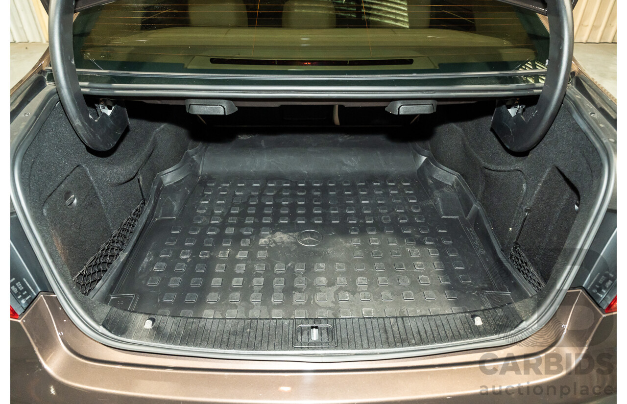 9/2013 Mercedes Benz E300 Bluetec Hybrid 212 MY13 4d Sedan Dolomite Brown Metallic Turbo Diesel 2.1L - Hybrid