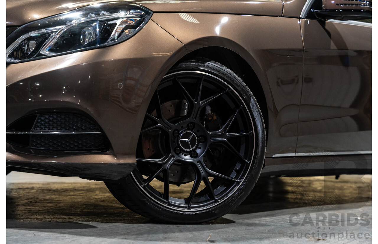 9/2013 Mercedes Benz E300 Bluetec Hybrid 212 MY13 4d Sedan Dolomite Brown Metallic Turbo Diesel 2.1L - Hybrid