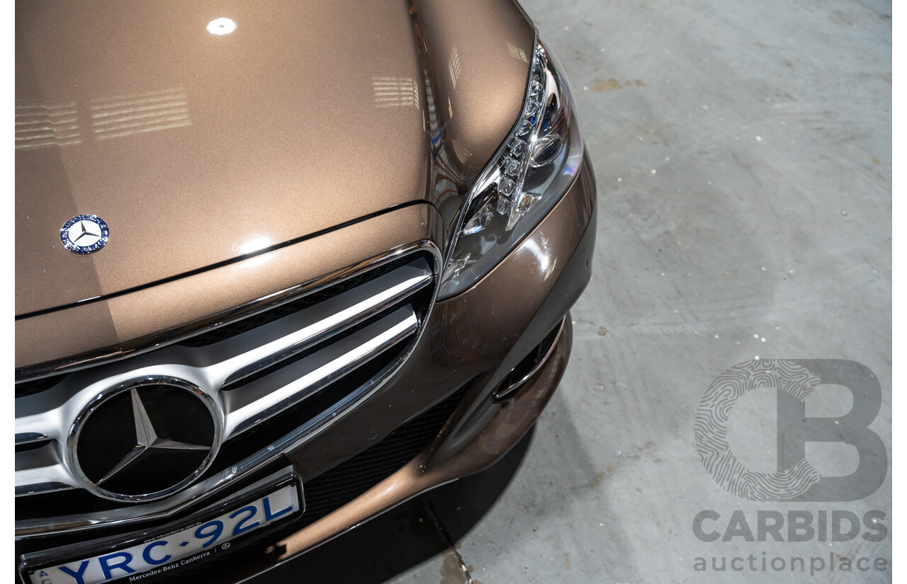 9/2013 Mercedes Benz E300 Bluetec Hybrid 212 MY13 4d Sedan Dolomite Brown Metallic Turbo Diesel 2.1L - Hybrid