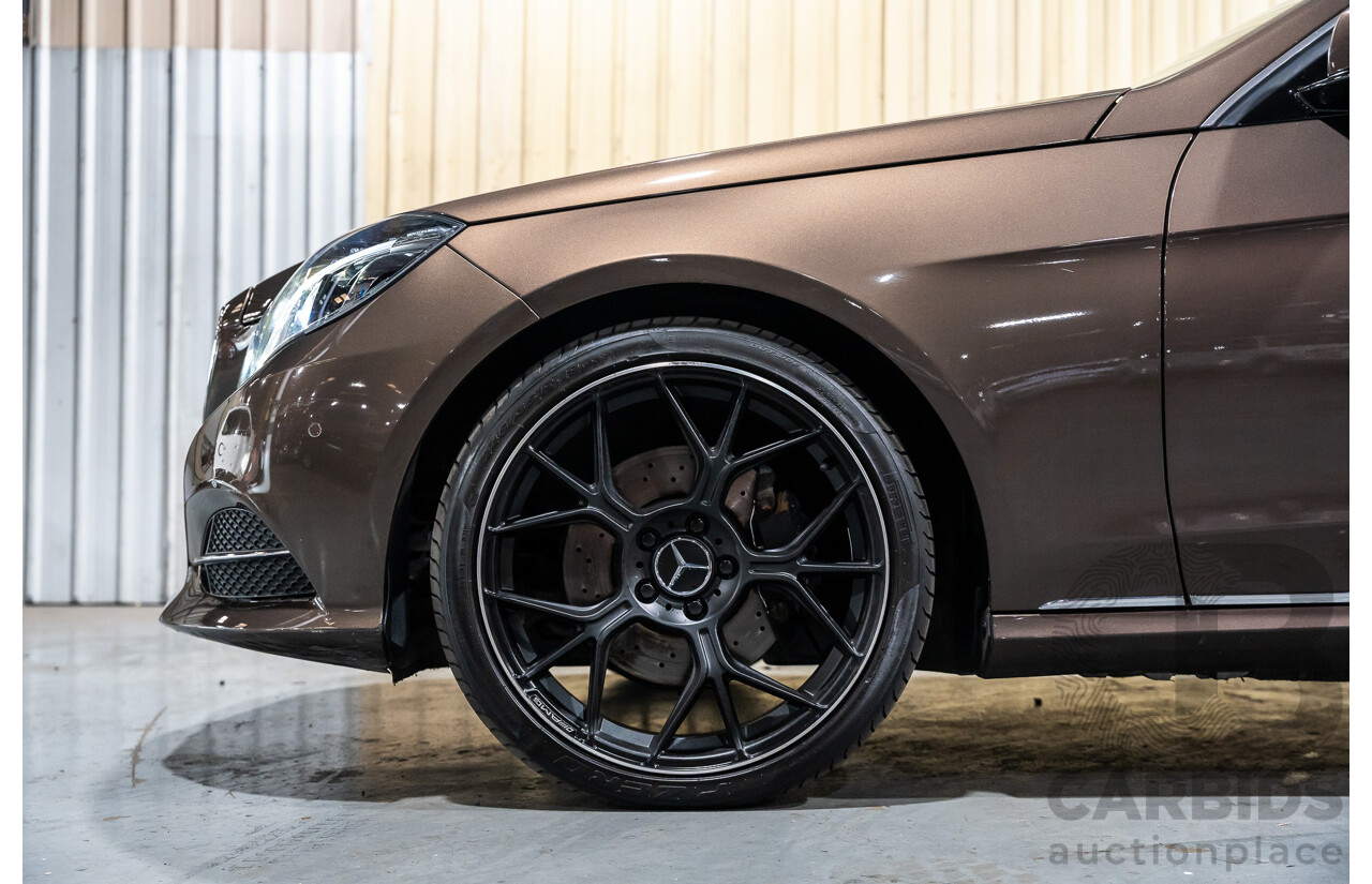 9/2013 Mercedes Benz E300 Bluetec Hybrid 212 MY13 4d Sedan Dolomite Brown Metallic Turbo Diesel 2.1L - Hybrid