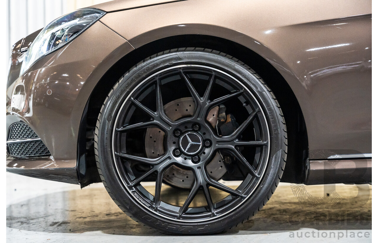 9/2013 Mercedes Benz E300 Bluetec Hybrid 212 MY13 4d Sedan Dolomite Brown Metallic Turbo Diesel 2.1L - Hybrid