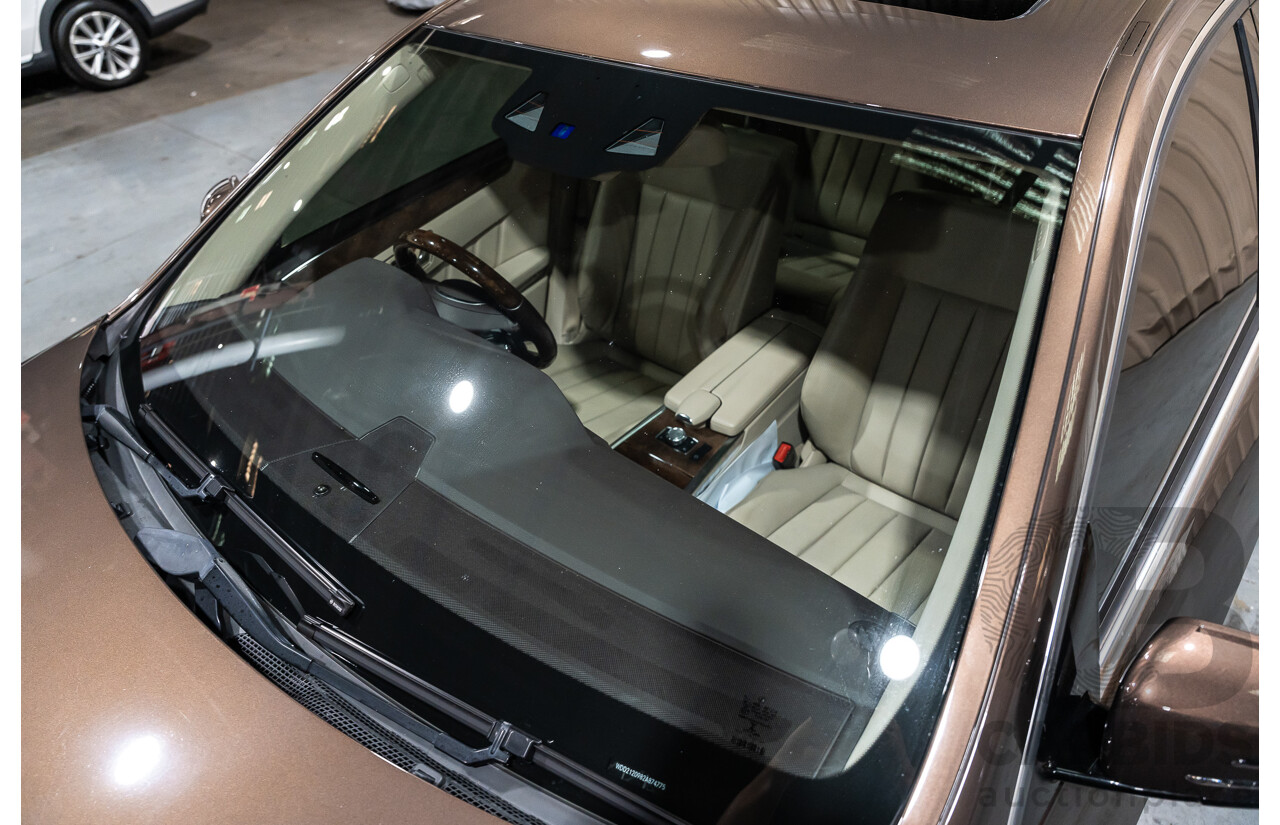 9/2013 Mercedes Benz E300 Bluetec Hybrid 212 MY13 4d Sedan Dolomite Brown Metallic Turbo Diesel 2.1L - Hybrid