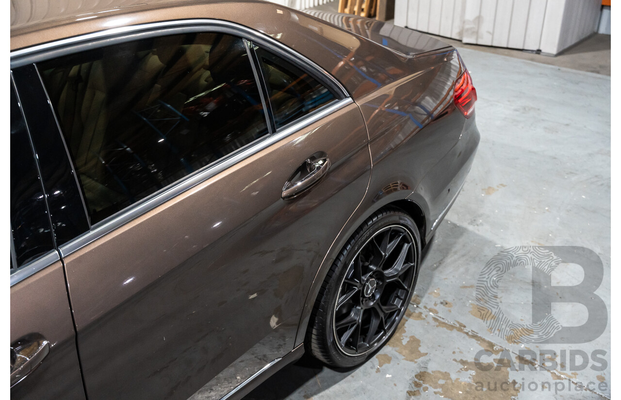 9/2013 Mercedes Benz E300 Bluetec Hybrid 212 MY13 4d Sedan Dolomite Brown Metallic Turbo Diesel 2.1L - Hybrid